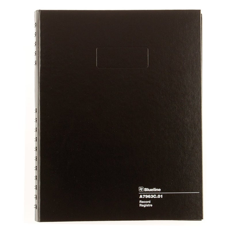 Blueline AccountPro Record Book, Black, 10.25 x 7.69 inches, 300 Pages (A7963C.01)
